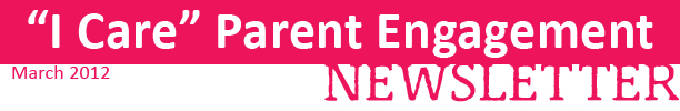"I Care" Parent Engagement Newsletter--September/October, 2011